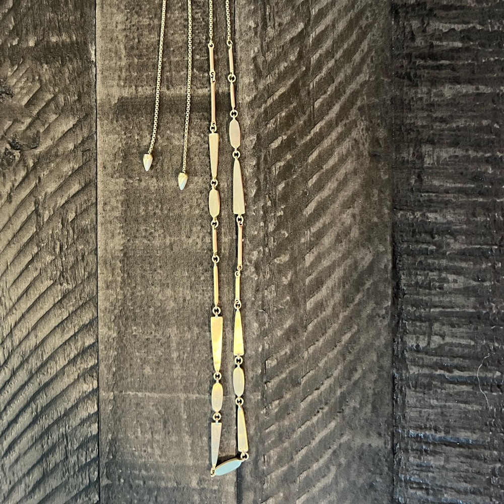 Kendra Scott gold adjustable choker necklace